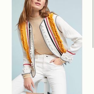 Anthropologie-Selena pom jacket